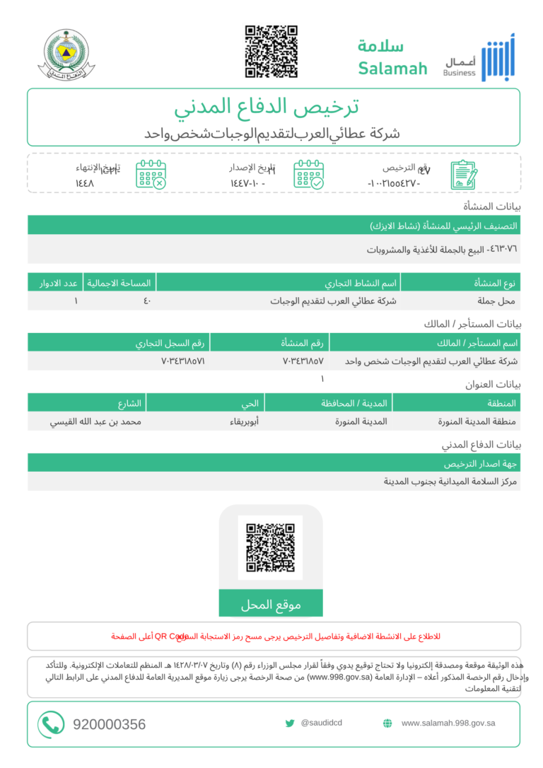 civil defense license